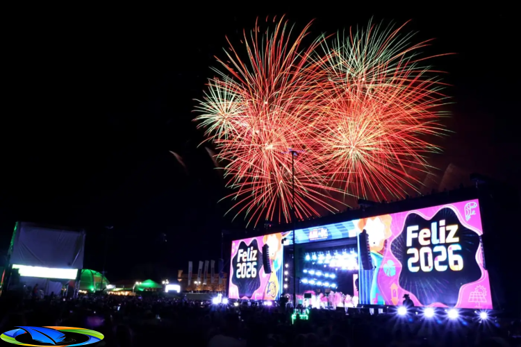 Réveillon 2026 - Virada de Ano - Fogos e Brindes