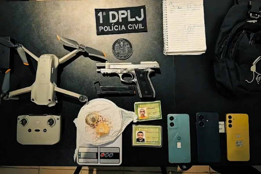 Líder estratégico do Comando Vermelho é preso com arma, drogas e drone no Norte do país