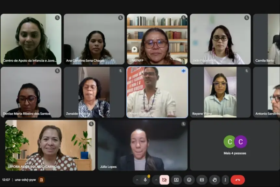 Secretaria de Direitos Humanos do Governo do Amapá participa de reunião sobre o enfrentamento ao tráfico de crianças