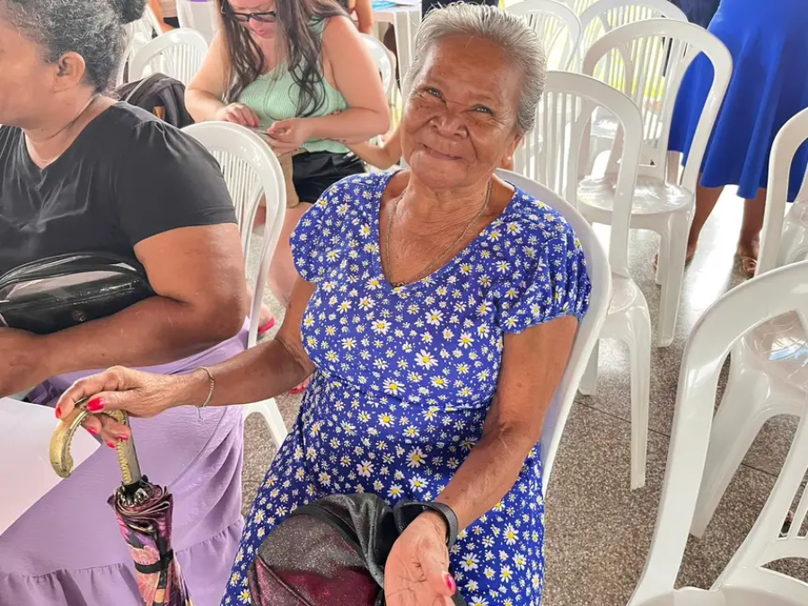 ‘É um cuidado importante para nós, mulheres, ainda mais aqui perto de casa’, diz moradora atendida na ação do Residencial Nelson dos Anjos