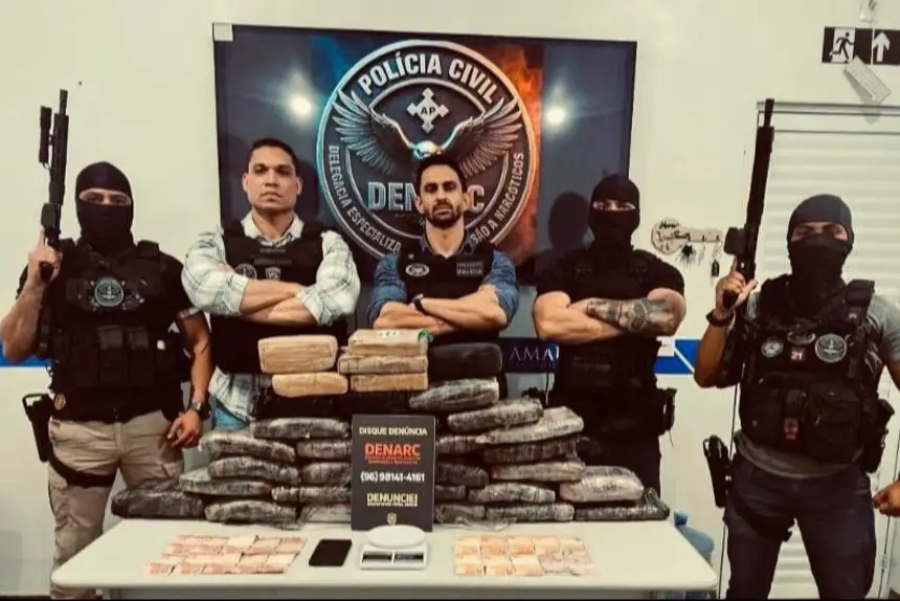 Planejamento estratégico da Polícia Civil apreende 33kg de drogas em Macapá