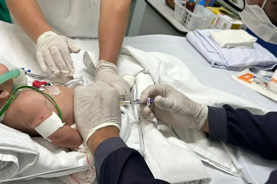 Bebês internados no Hospital da Criança e Adolescente passam a receber medicação preventiva contra doenças respiratórias