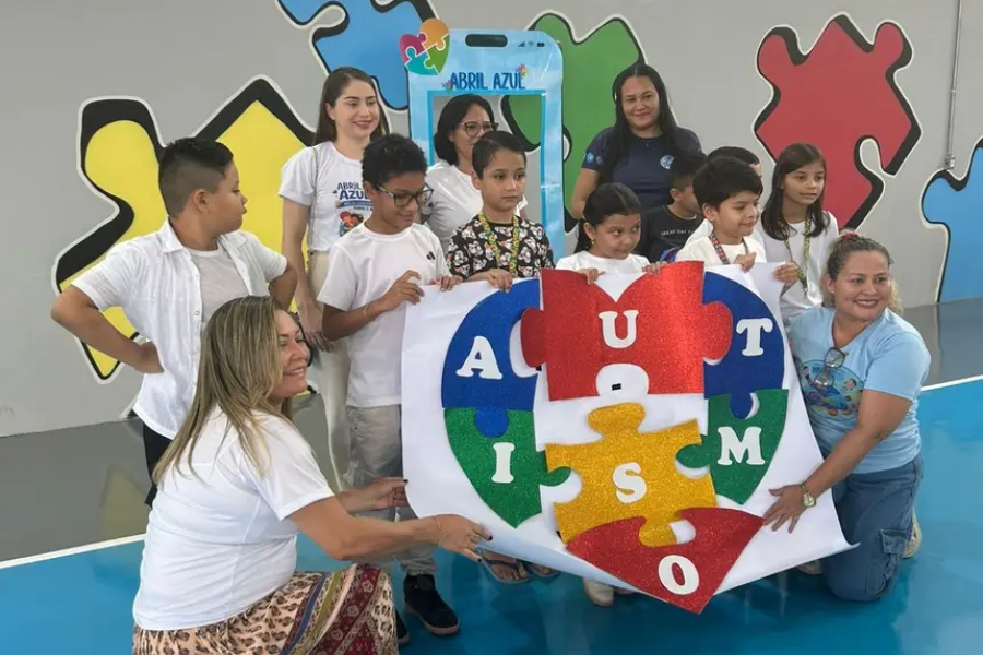 Governo do Amapá promove programação especial no Centro Mundo Azul e reforça investimentos na inclusão de pessoas com TEA, em Santana