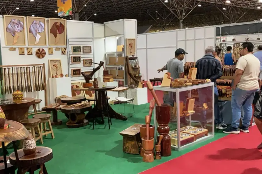 Com apoio do Governo do Estado, artesãos comercializam R$ 116 mil no Salão do Artesanato Raízes Brasileiras, em Brasília