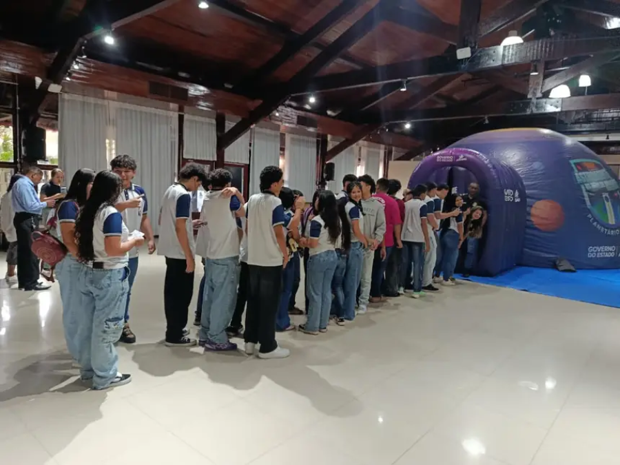 Governo do Amapá oferta Planetário Móvel durante programação de aniversário de 24 anos do Museu Sacaca