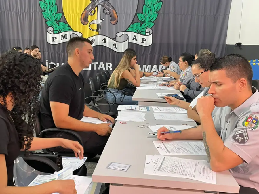 Quarta turma da PM 2022 inicia fase documental com 400 convocados no Amapá