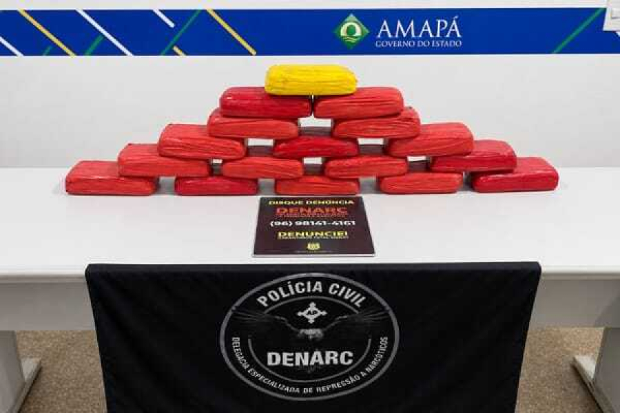 DENARC apreende 17 kg de crack escondidos em entulhos no bairro Infraero, em Macapá