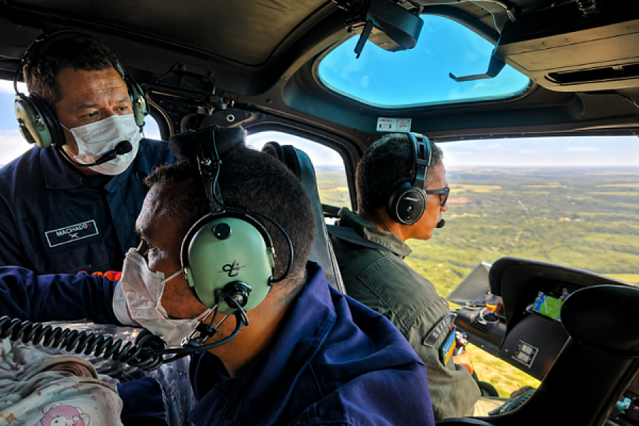 GTA realiza resgate aeromédico de gestante em parto de alto risco em comunidade isolada do Amapá