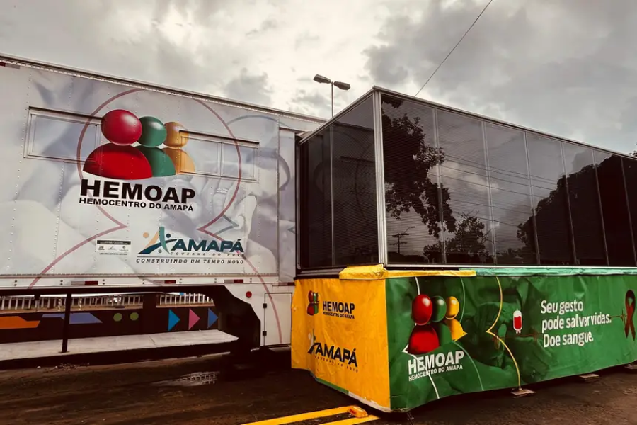 Mais Sorriso: Carreta do Hemoap amplia acesso à doação de sangue durante ação no Pacuí