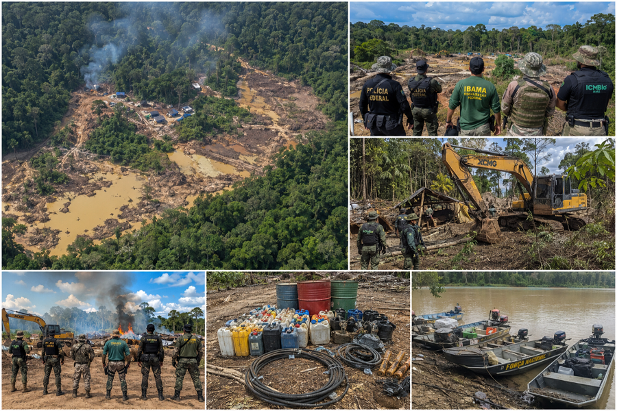 Operação Calha Norte desativa sete garimpos ilegais na fronteira entre Amapá e Pará
