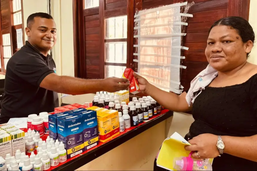 Governo do Amapá garante dispensação de medicamentos e fraldas durante ação Mais Sorriso no Pacuí