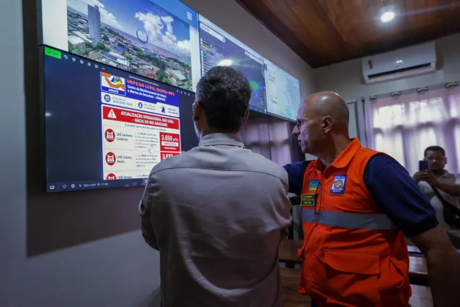Governador Clécio acompanha monitoramento das cheias na Bacia do Araguari e reforça atuação da Defesa Civil