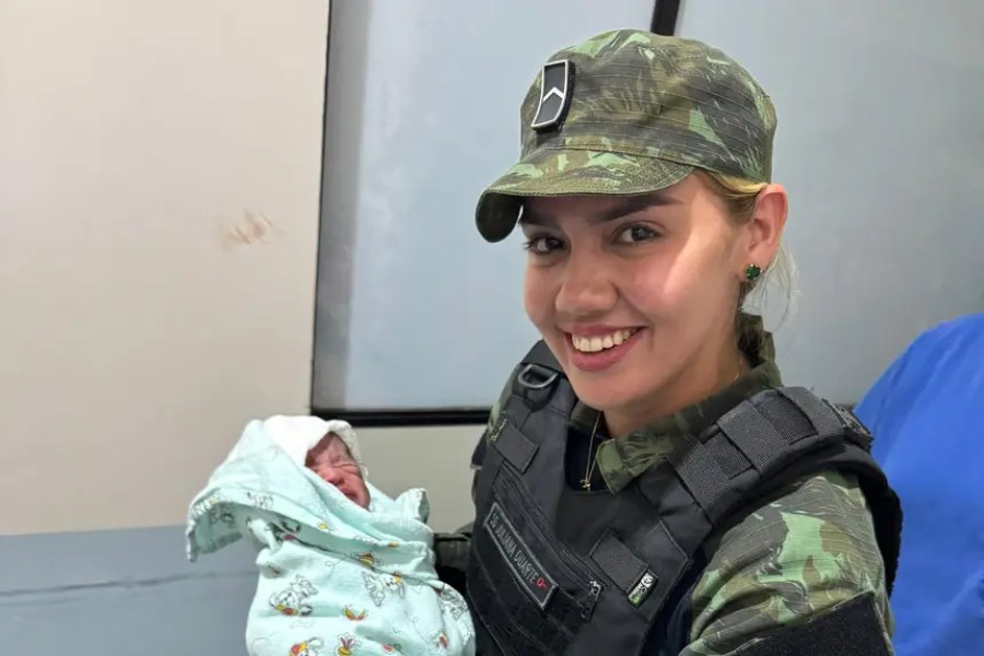 'A farda e o coração bateram no mesmo ritmo', diz policial militar do Amapá ao salvar a vida de recém-nascido em Santana
