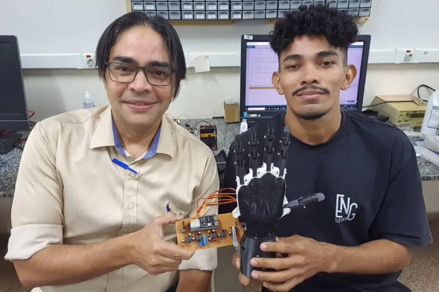 Projeto apoiado pelo Governo do Amapá desenvolve prótese com inteligência artificial para ampliar acessibilidade