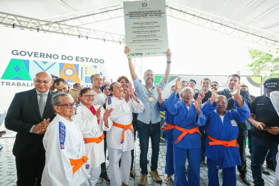 ‘Formação continuada com um padrão de qualidade para a Segurança Pública’ afirma governador Clécio ao entregar ampliação do IESP, em Macapá