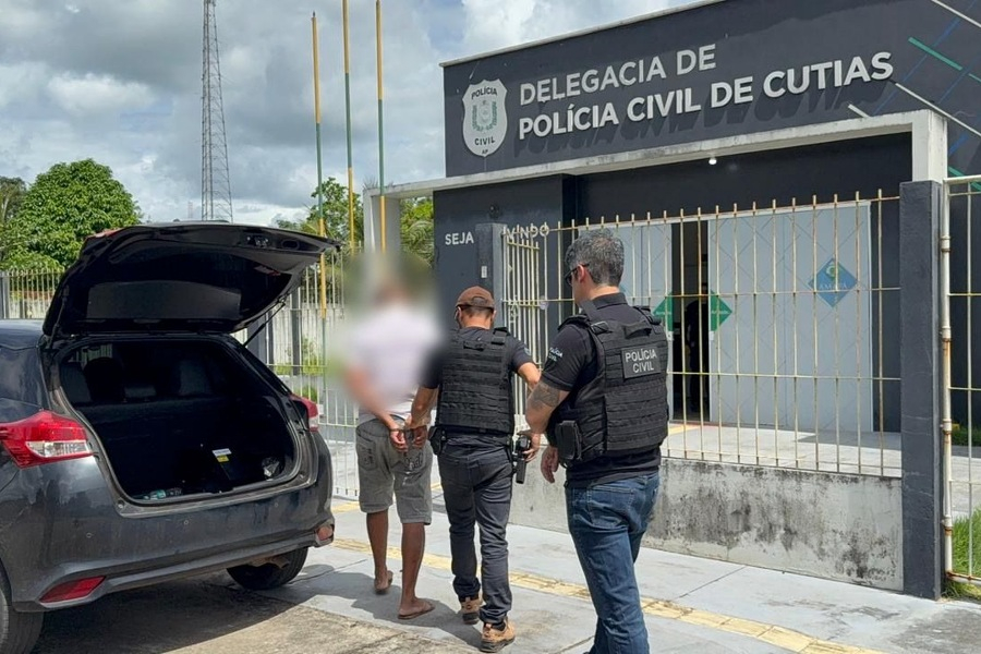 Polícia Civil prende homem investigado por estupro de vulnerável contra três adolescentes em Cutias do Araguari