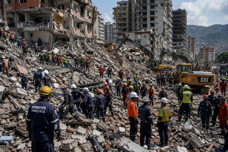 Terremoto na Venezuela deixa mais de 1,4 mil mortos e mobiliza operação internacional de resgate