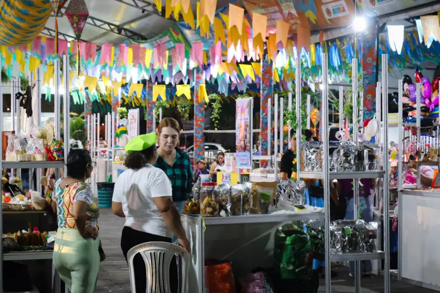 Evento do Governo do Amapá proporciona oportunidade de renda a empreendedores na Cidade Junina, em Macapá