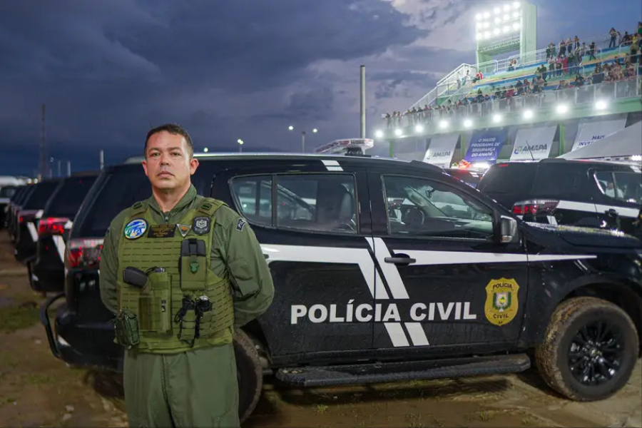 'Com esses investimentos, nossa capacidade operacional se fortalece', destaca piloto durante solenidade no Sambódromo de Macapá 
