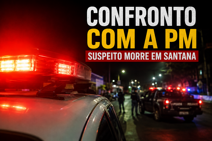 Suspeito com tornozeleira eletrônica morre após confronto com a PM em Santana