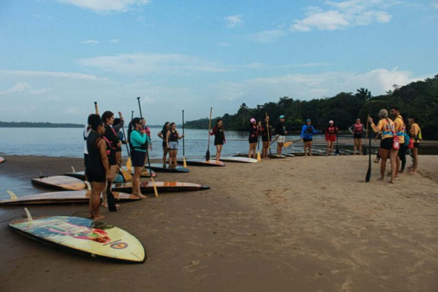 Praia da Fazendinha recebe com sucesso a 1ª edição do Sunrise SUP Amazônia