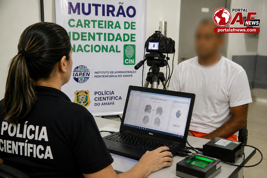 IAPEN regulariza documentação de 76 apenados com emissão da nova Carteira de Identidade Nacional no Amapá