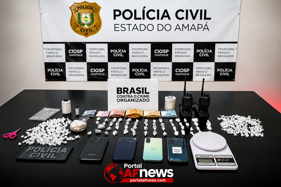 Polícia Civil desarticula ponto de tráfico em Oiapoque e prende cinco pessoas em flagrante