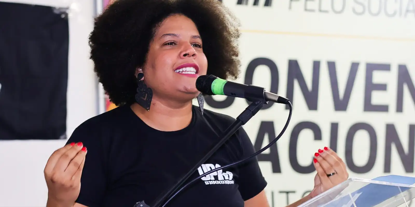 Samara Martins é a candidata do Unidade Popular ao pleito presidencial