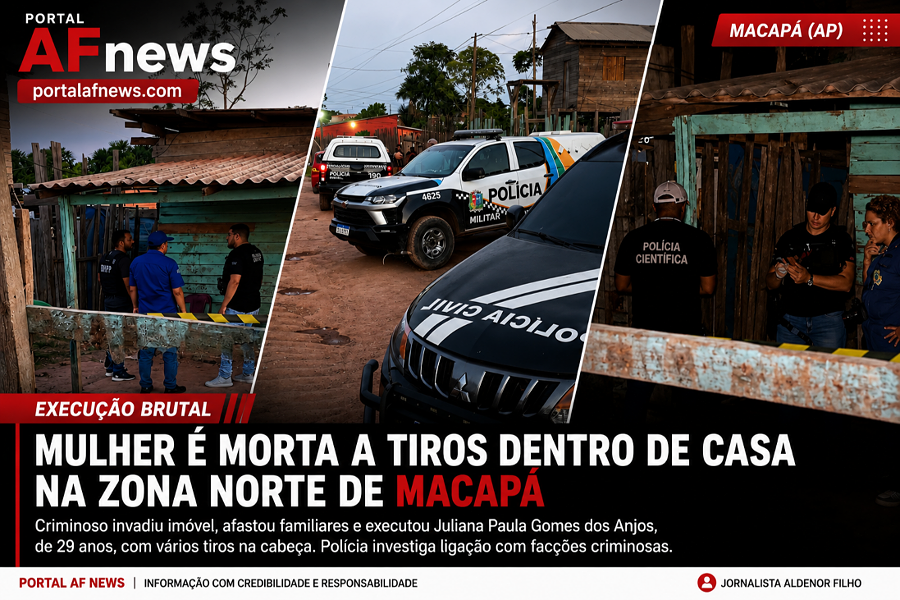 Mulher de 29 anos é executada a tiros dentro de residência na Zona Norte de Macapá