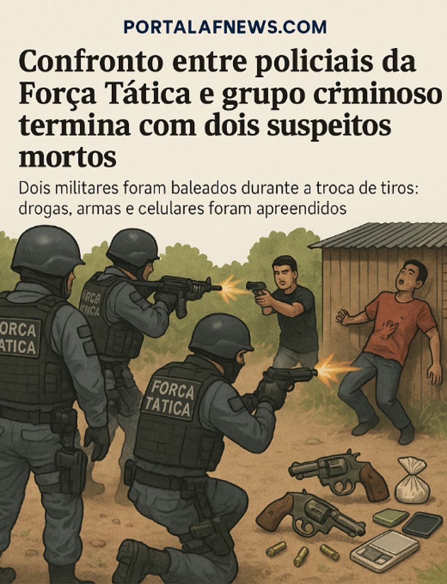 Confronto entre Força Tática e criminosos deixa dois suspeitos mortos e PMs feridos em Macapá