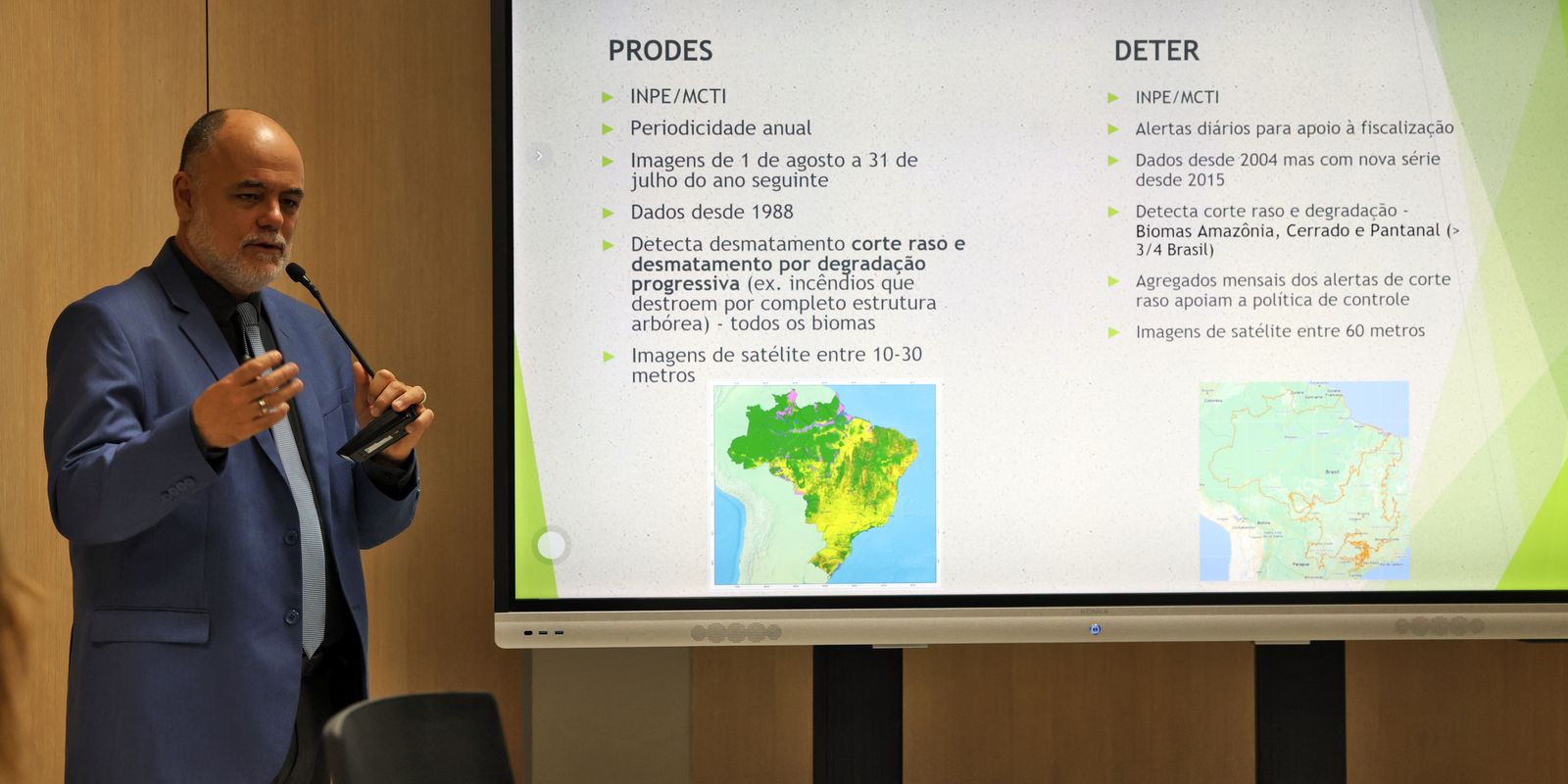 Governo apresenta novos sistemas de monitoramento do desmatamento