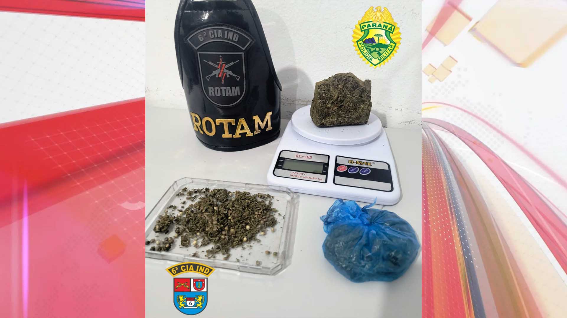 Trio é preso suspeito de tráfico de drogas em São João do Ivaí
